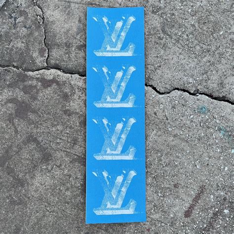 louis vuitton grip tape skateboard|Louis Vuitton ice blue tape.